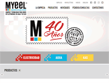 Tablet Screenshot of myeel.com.ar